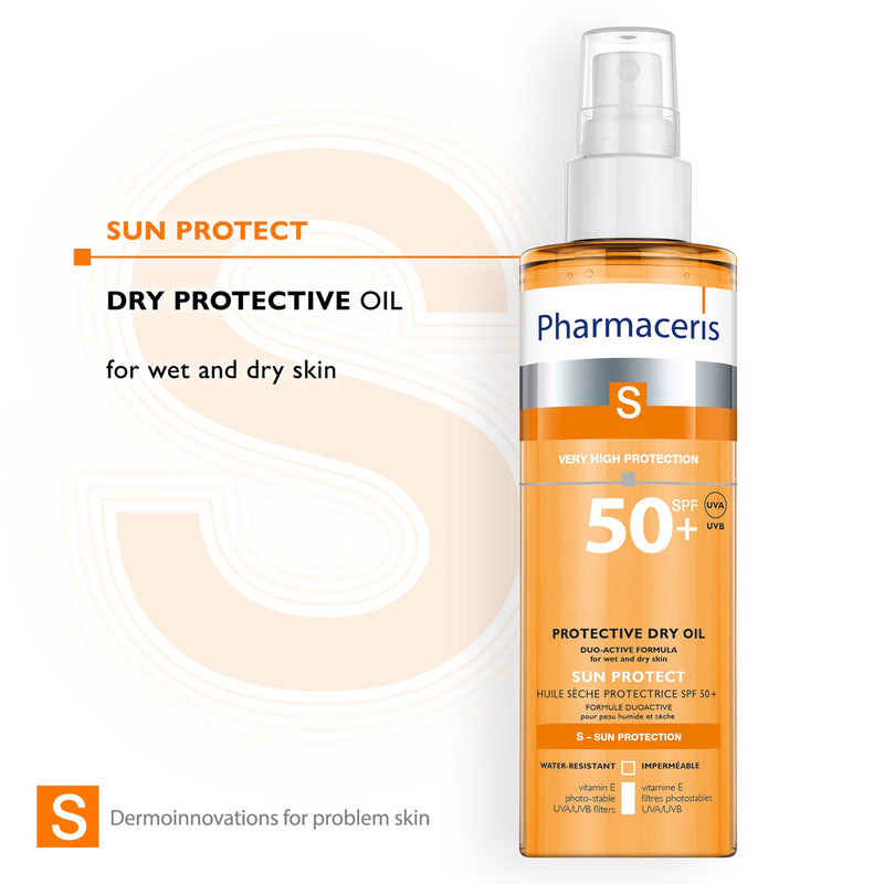Pharmaceris protective dry oil SPF 50 200ml - British product