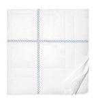 King Size Bedspread with Synthetic Filling and Embroidered Braid Motif