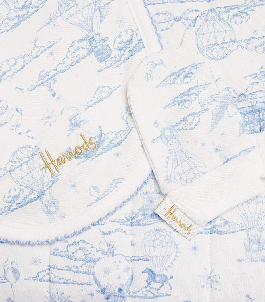 Harrods cotton jersey balloon baby gift set 0-18 months, UK version