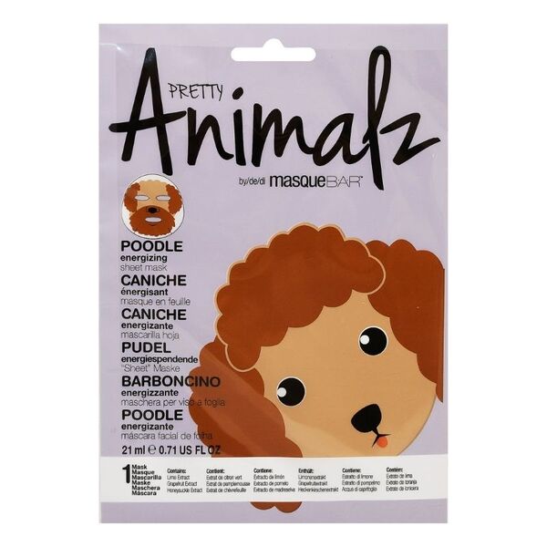 Pretty Animalz Poodle character sheet mask (British brand)