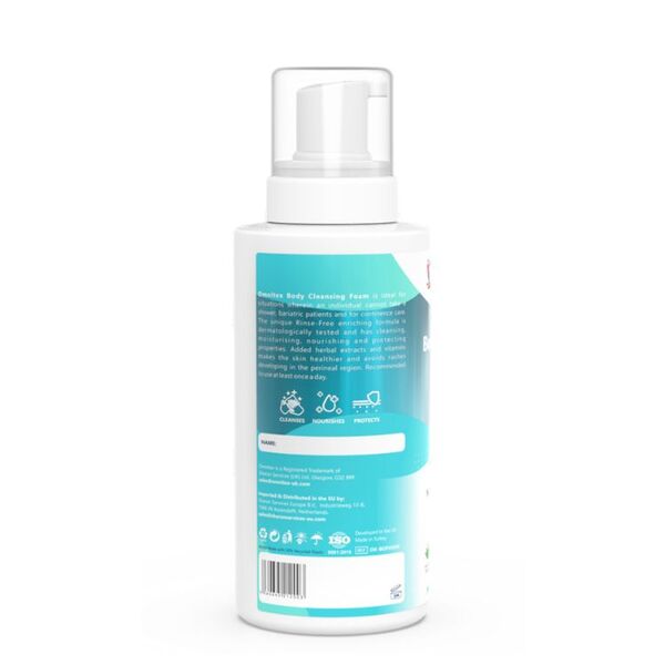 Omnitex body cleansing foam rinse free 500ml - British product