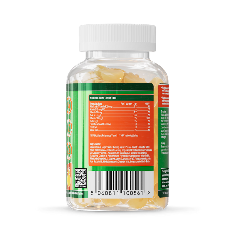 Nutrigums Vitamin B Complex gummies 60-count, UK version