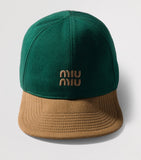 Miu Miu drill baseball cap (British brand)