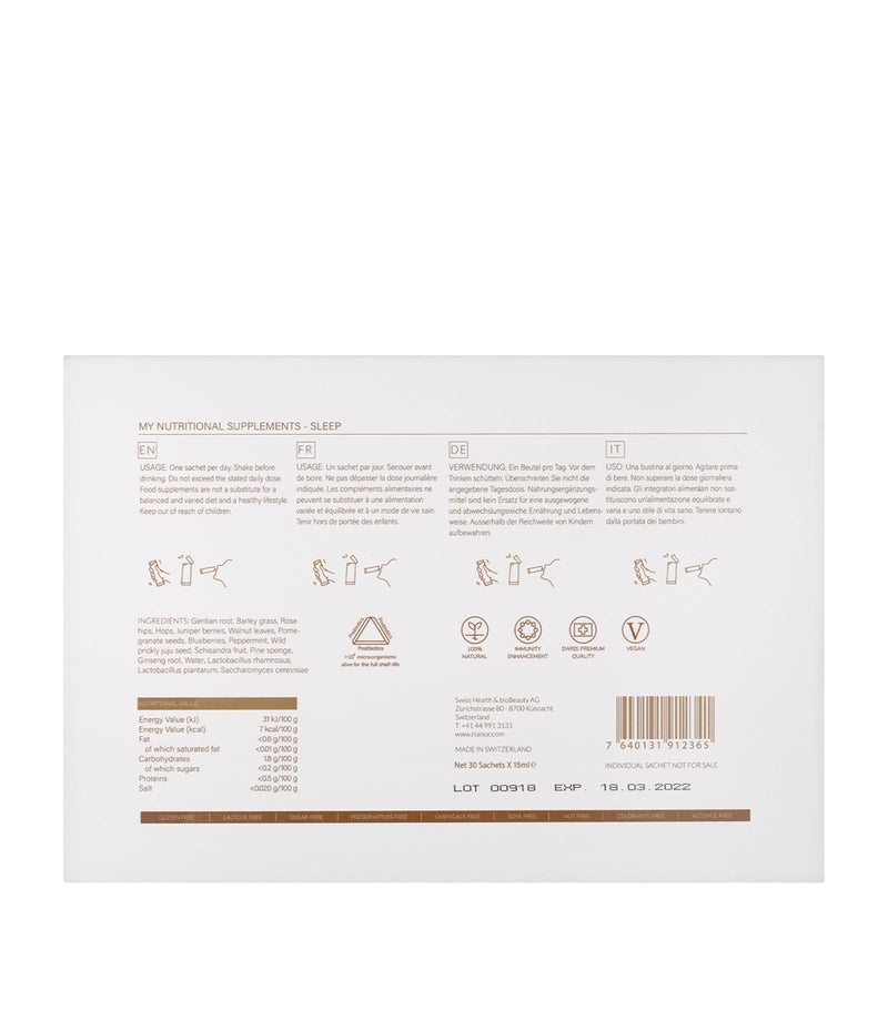 NIANCE GENR8 BIOTIC sleep nutritional supplement, imported from the UK