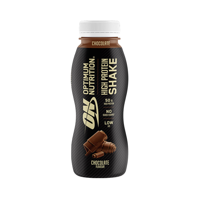Optimum Nutrition protein shake chocolate 500ml, imported from the UK