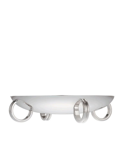 Christofle Sølvbelagt Fjerdingstad Fire-Ring Centerpiece