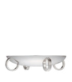 Silver-Plated Four-Ring Art Deco Serving Dish 29.5cm Diameter