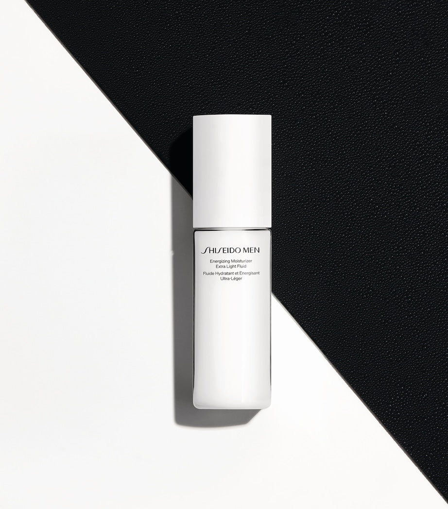 Shiseido men's extra light energizing face moisturizer fluid 100ml (British brand)
