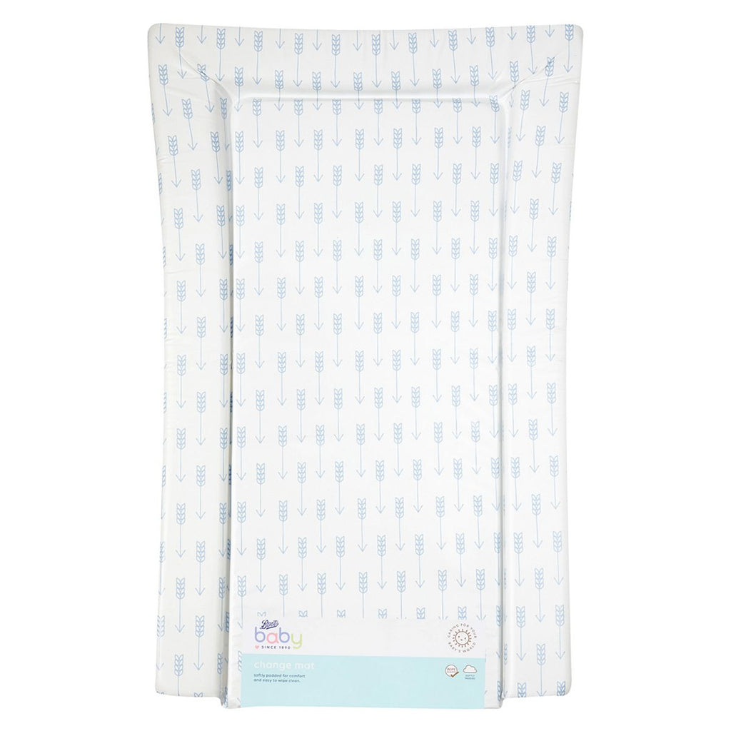 Boots Baby Changing Mat - Blue