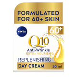 NIVEA Q10 Power 60+ Anti-Wrinkle Face Cream Moisturiser 50ml GOODS Boots   