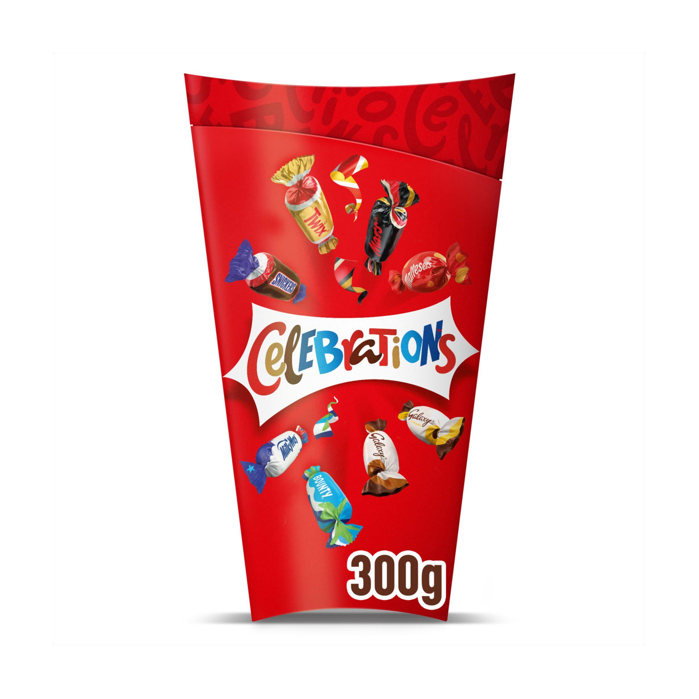 Celebrations Milk Chocolate Selection Box of Mini Chocolate & Biscuit Bars 300g GOODS Sainsburys   