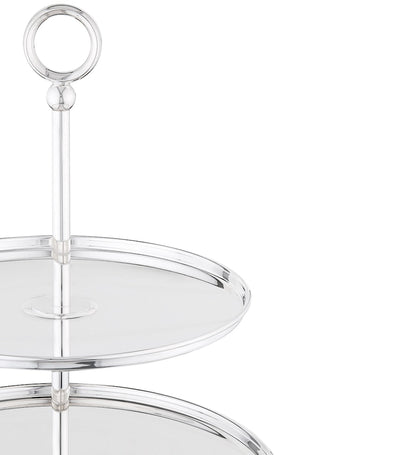 Service à gâteau plaqué argent style Géorgien à 2 étages Harrods - Acheter en ligne chez McGrocer