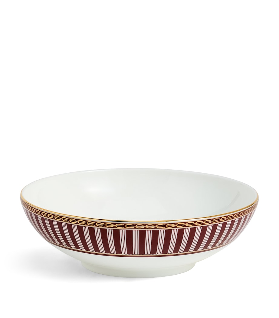 Wedgwood Red Splendour cereal bowl 18cm (British brand)