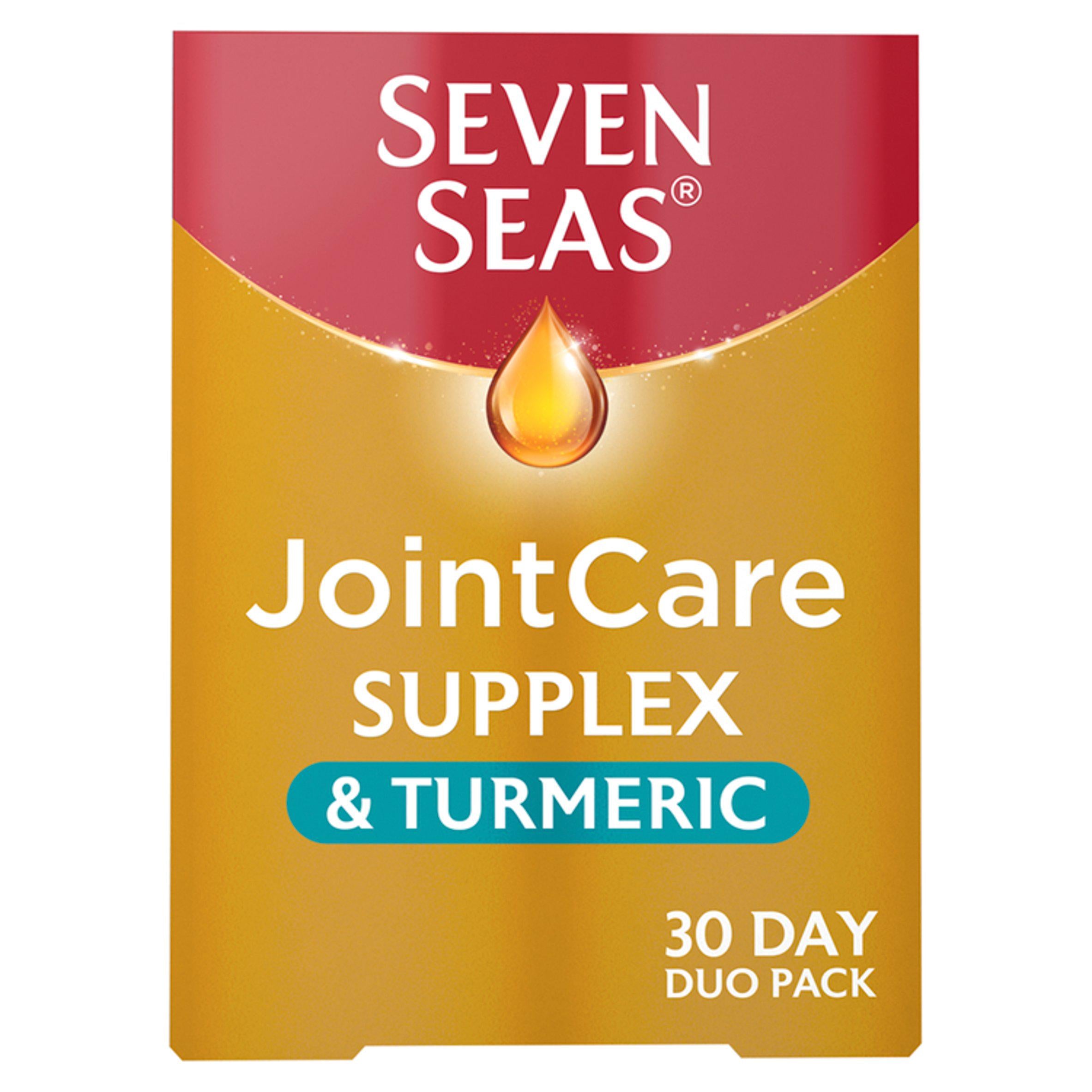 Seven Seas Jointcare Supplex & Turmeric with Glucosamine 30 Day Duo Pack GOODS Sainsburys   
