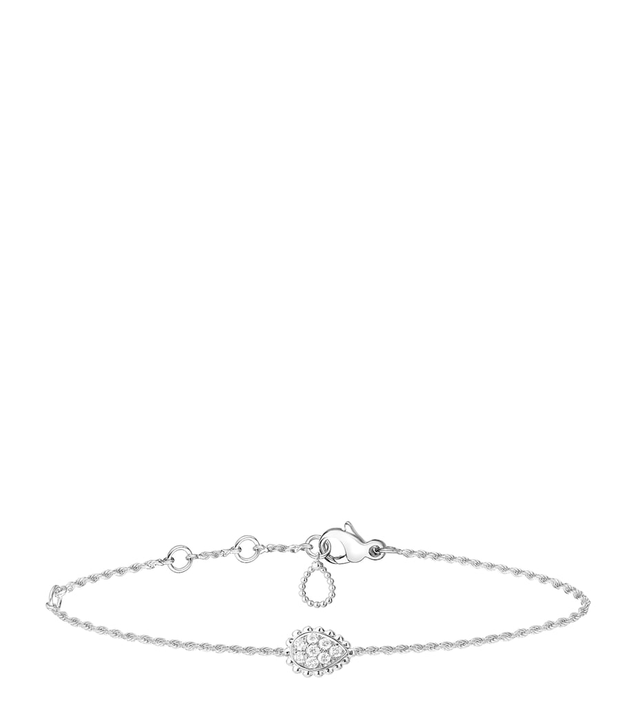 Boucheron Serpent Bohème extra small white gold diamond bracelet - British product