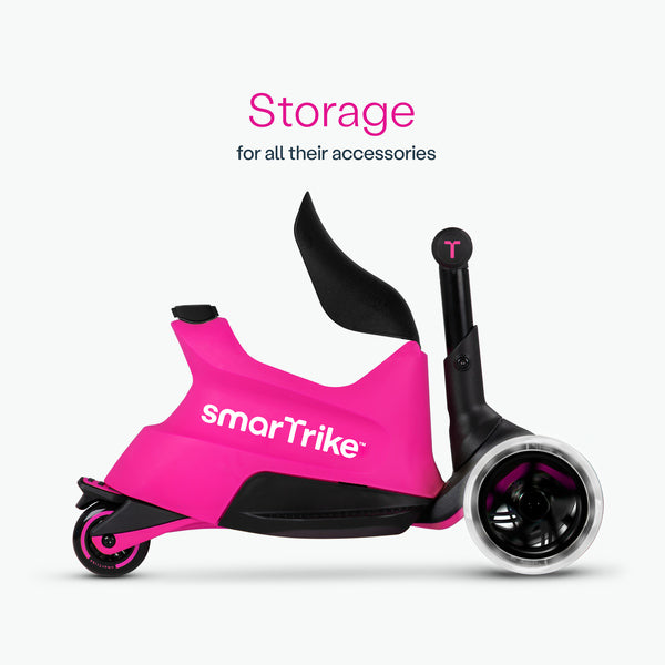 SmarTrike Xtend Scooter Ride On pink convertible scooter - British product