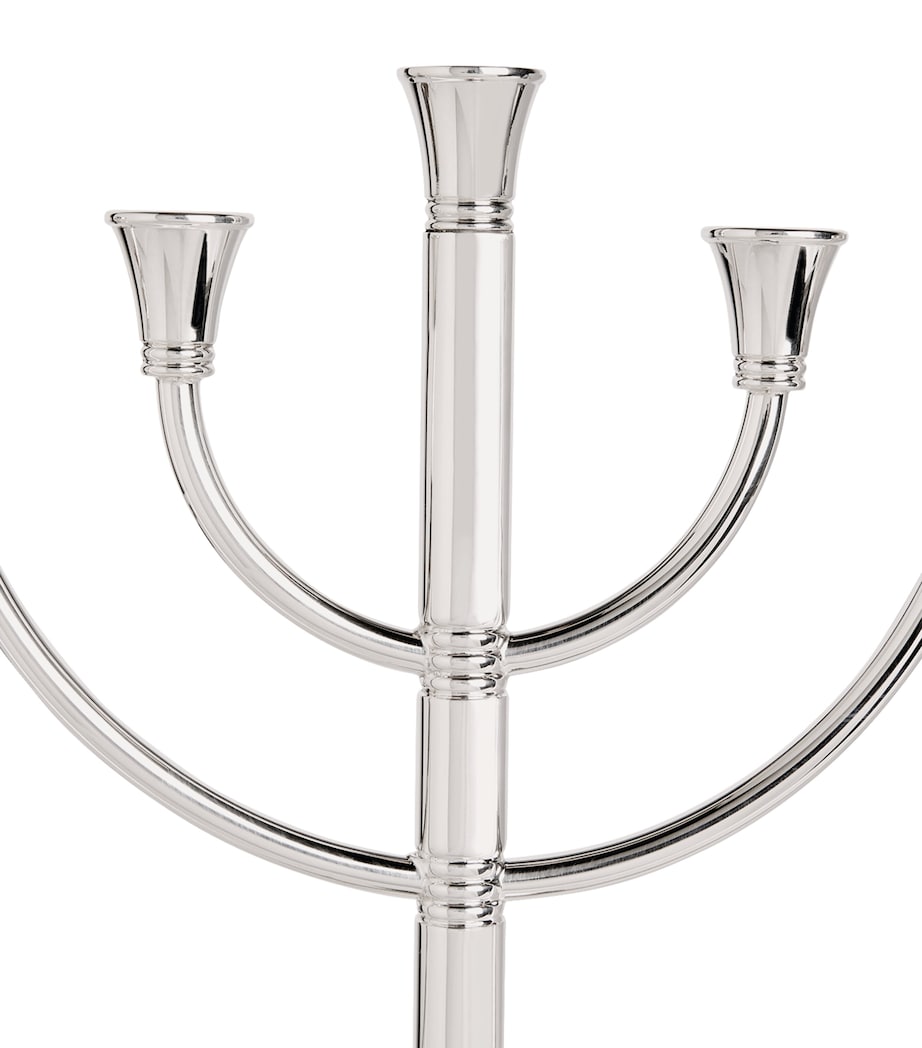 Christofle Célébrations silver-plated menorah 8-candle, UK version