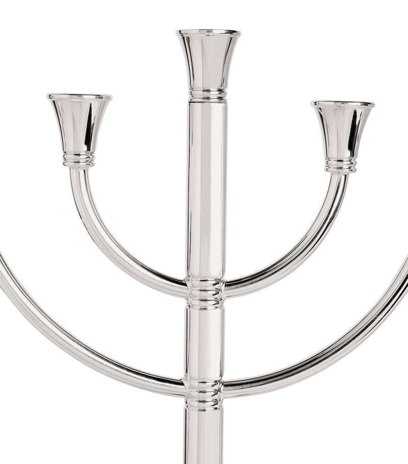 Christofle Célébrations silver-plated menorah 8-candle, UK version