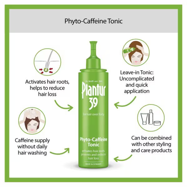 Plantur39 Phyto-Caffeine Tonic 200ml, imported from the UK