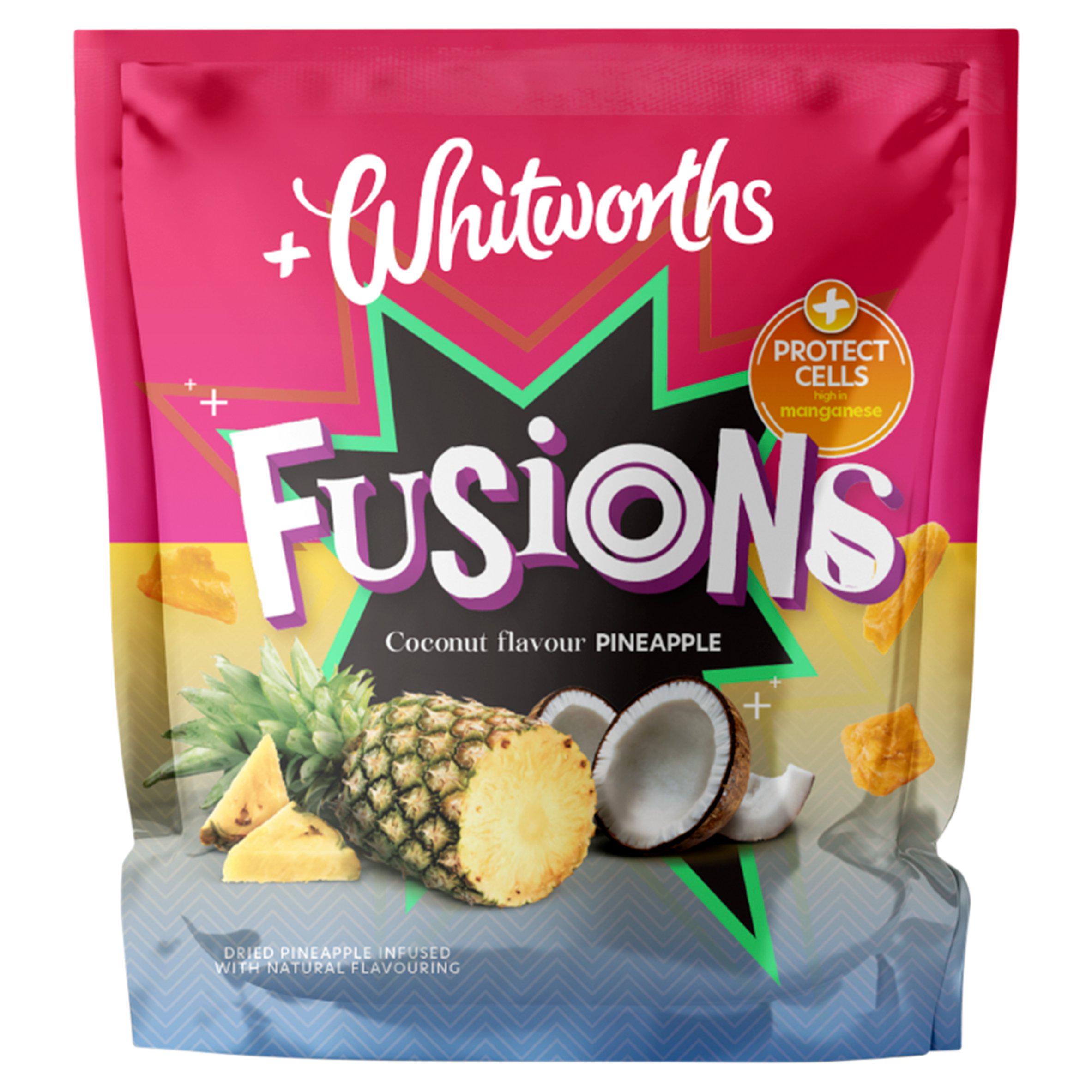 Whitworths Coconut Pineapple Flavour Fusions 80g GOODS Sainsburys   