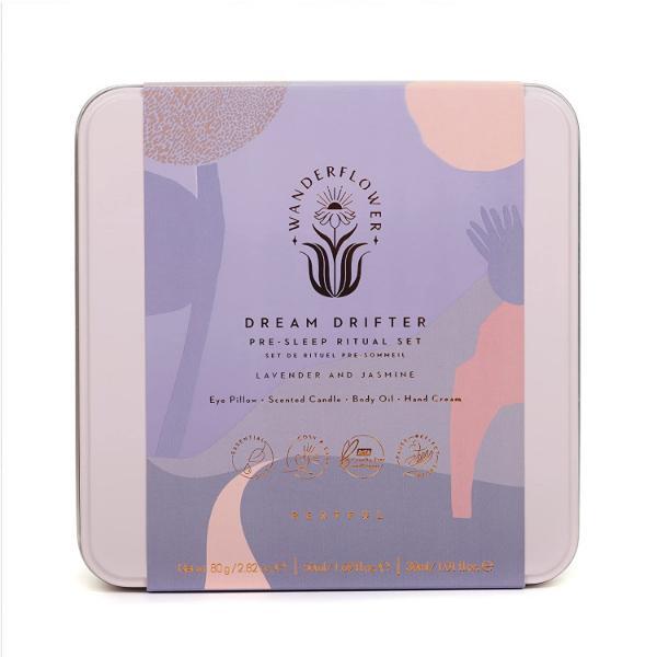 Wanderflower Dream Drifter pre sleep ritual set (British brand)