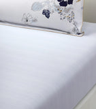 Yves Delorme Organic Cotton Eclipses Double Fitted Sheet (135cm x 190cm)