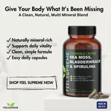 Feel Supreme sea moss supplement 90 capsules (British brand)