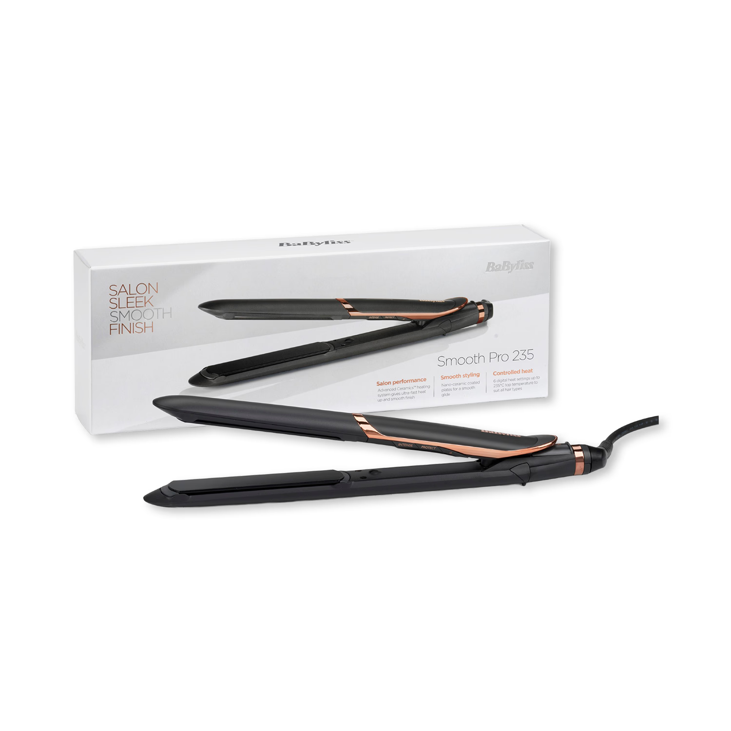 BaByliss Smooth Pro hair straightener, imported from the UK