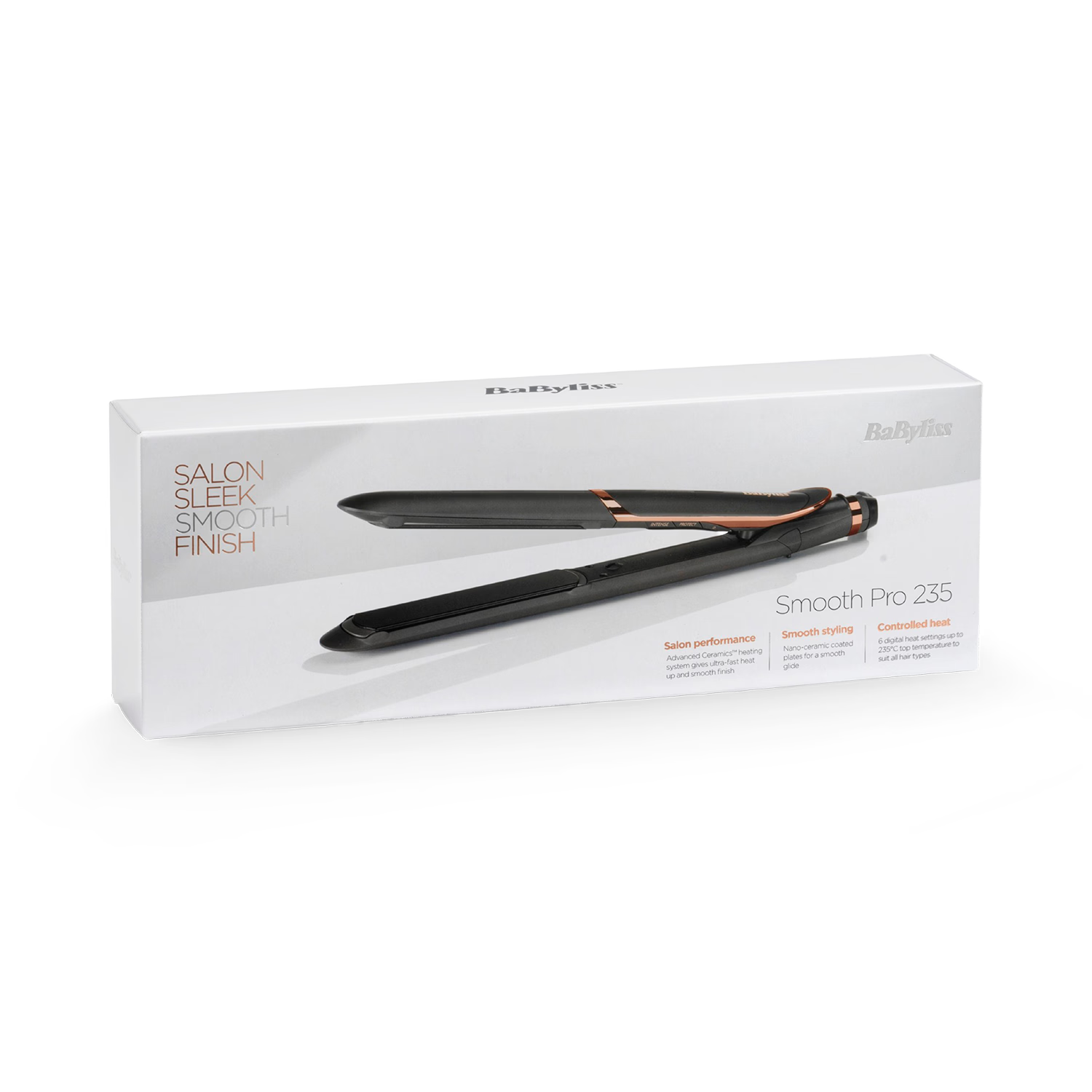 BaByliss Smooth Pro hair straightener, imported from the UK