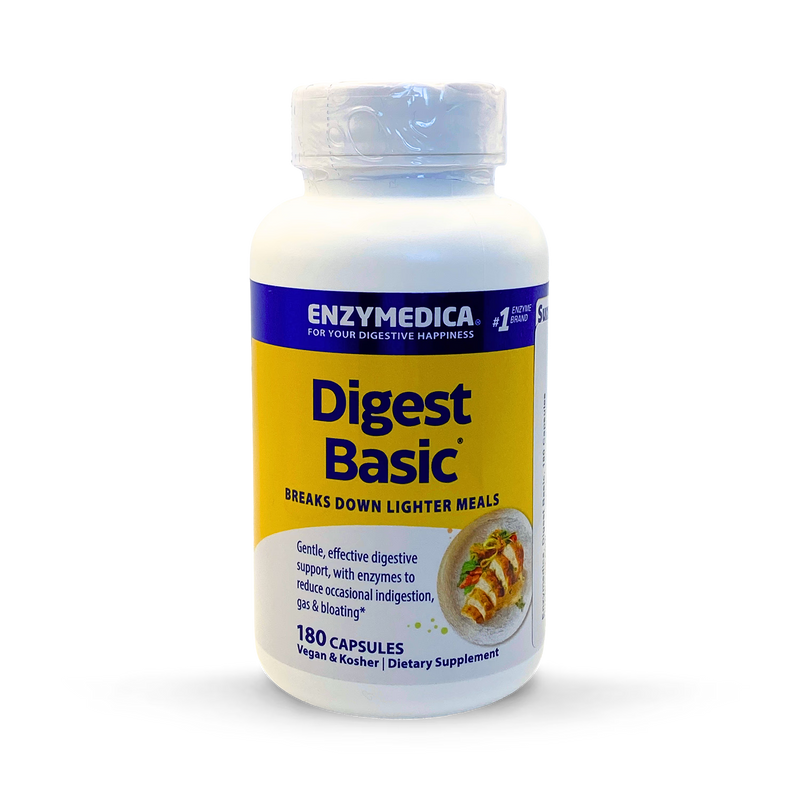 Enzymedica Digest Basic enzyme supplement 180 capsules, imported from the UK