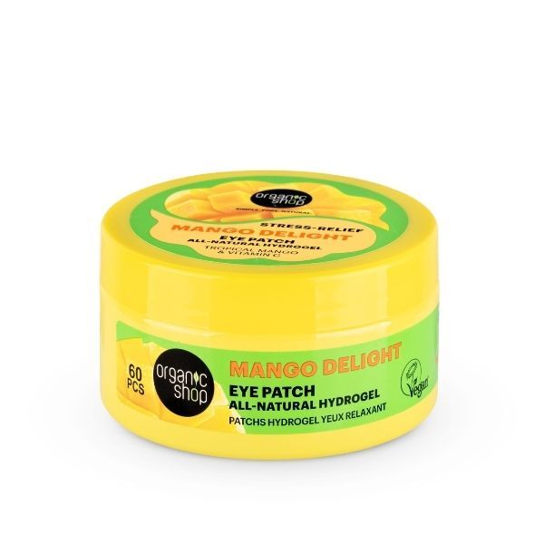 Organic Shop stress relief mango eye patches 60pcs - British product