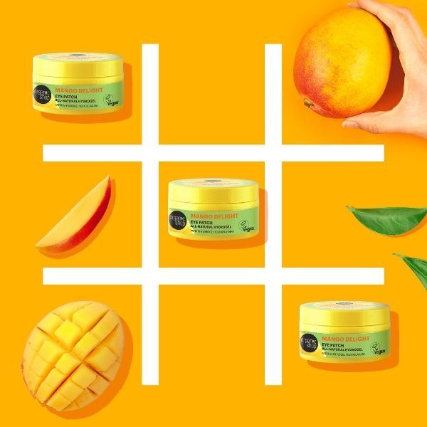 Organic Shop stress relief mango eye patches 60pcs - British product