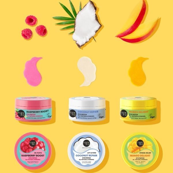 Organic Shop stress relief mango eye patches 60pcs - British product