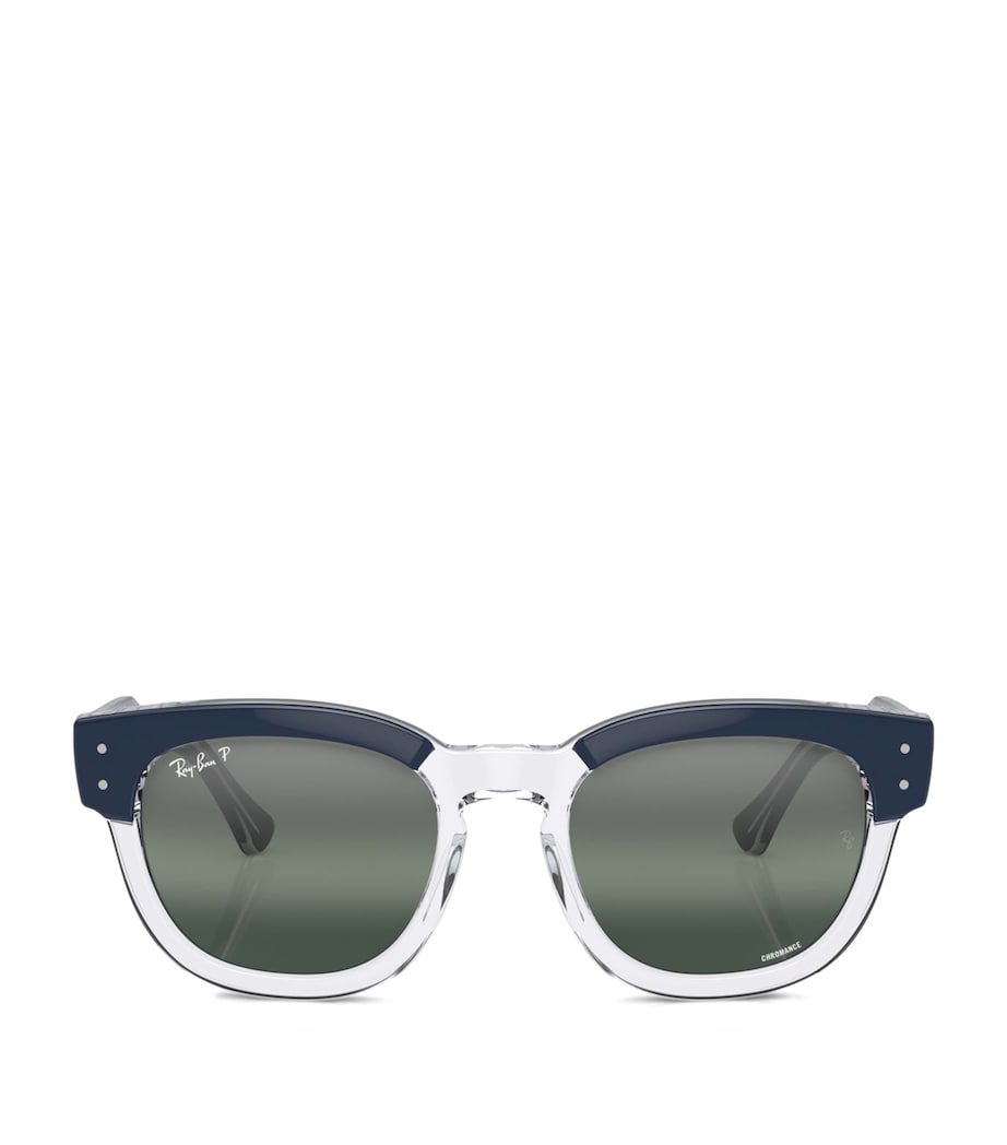 Ray-Ban Mega Hawkeye sunglasses clear black acetate frames - British product