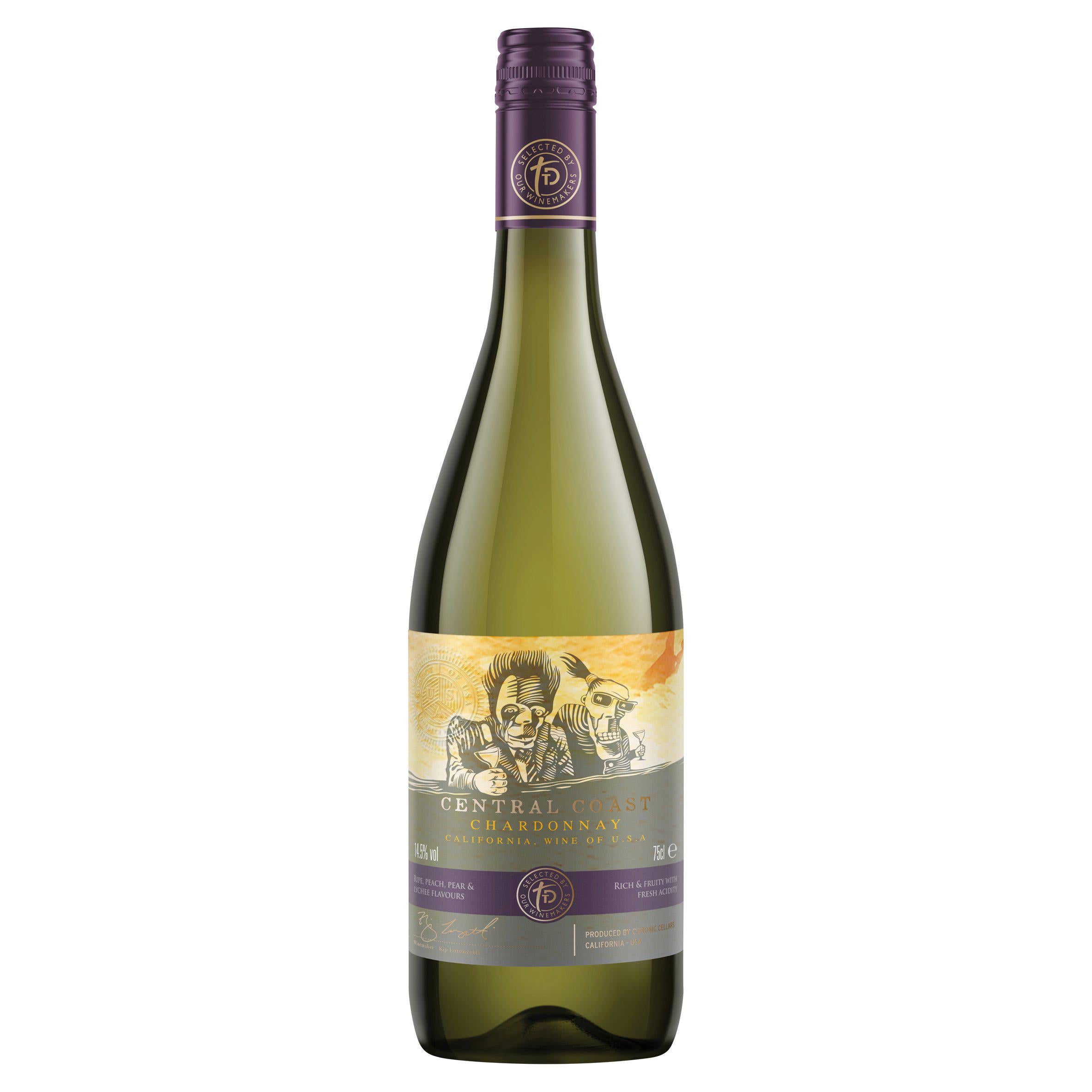 Sainsbury's Central Coast Californian Chardonnay, Taste the Difference 75cl All wine Sainsburys   