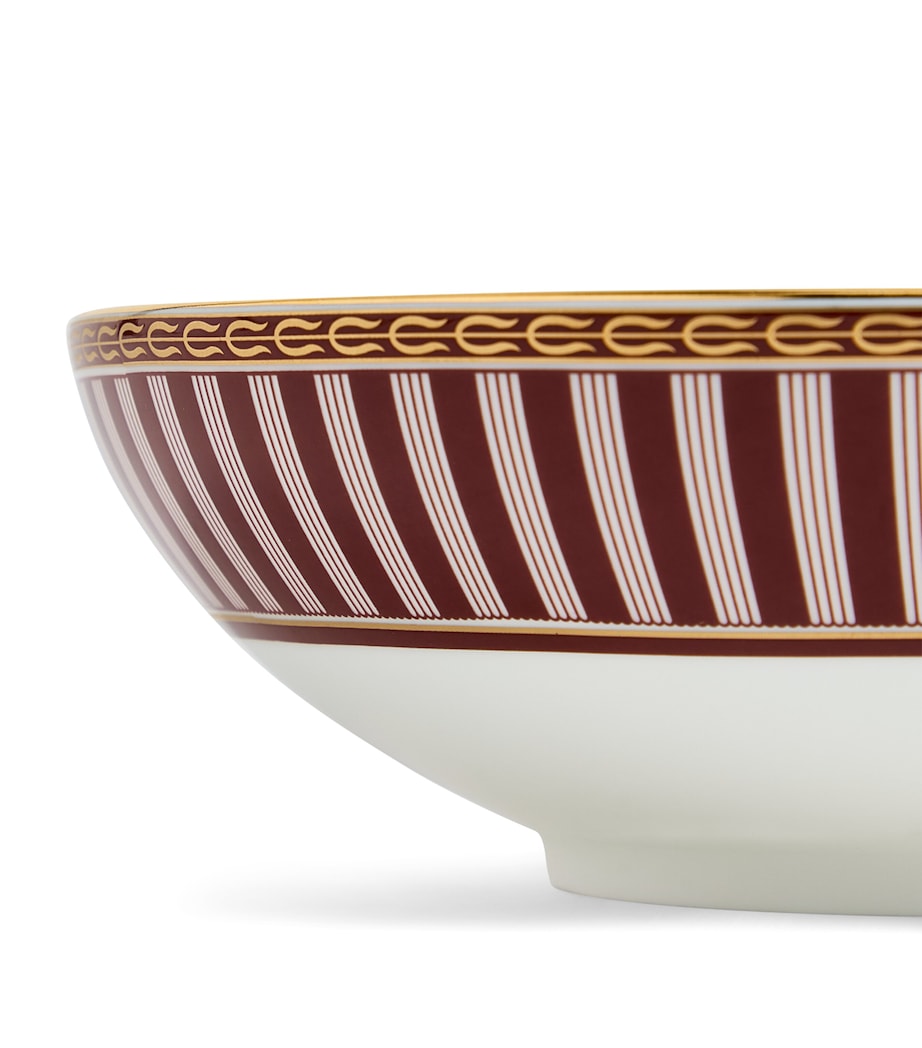 Wedgwood Red Splendour cereal bowl 18cm (British brand)