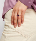 Pomellato Nudo Petit ring amethyst rose and white gold, imported from the UK
