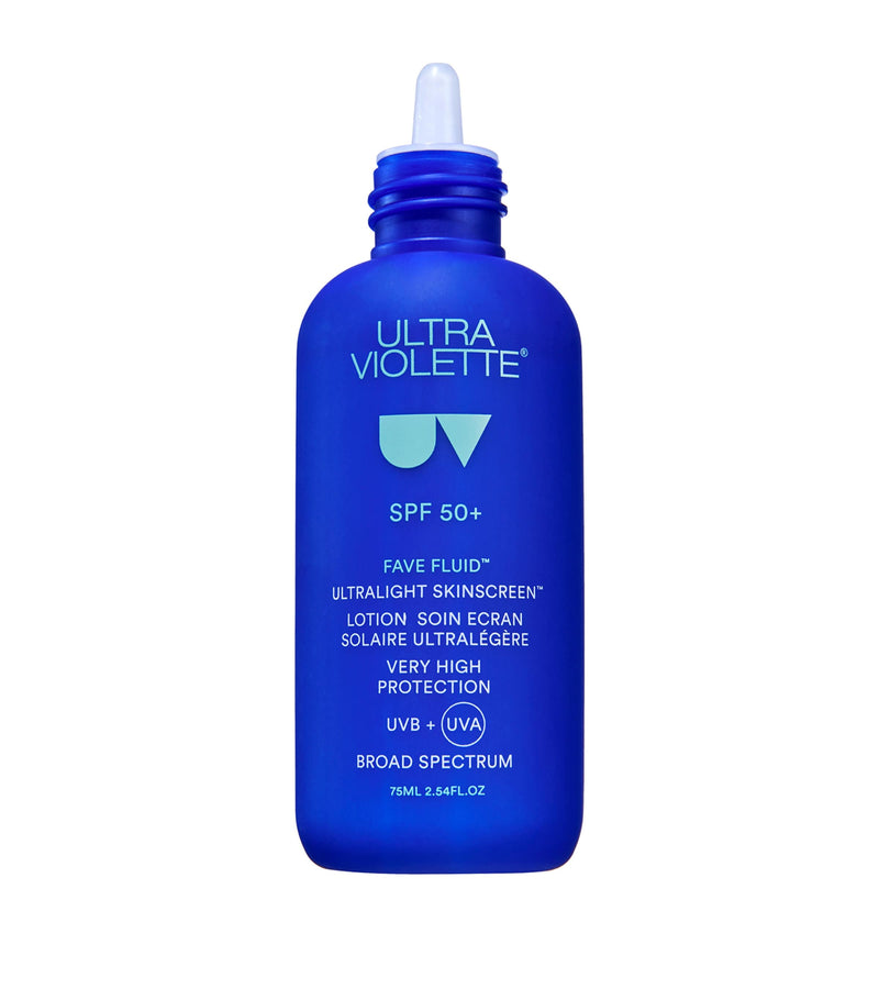 Ultra Violette Fave Fluid SPF 50+ Ultralight Skinscreen 75ml (British brand)