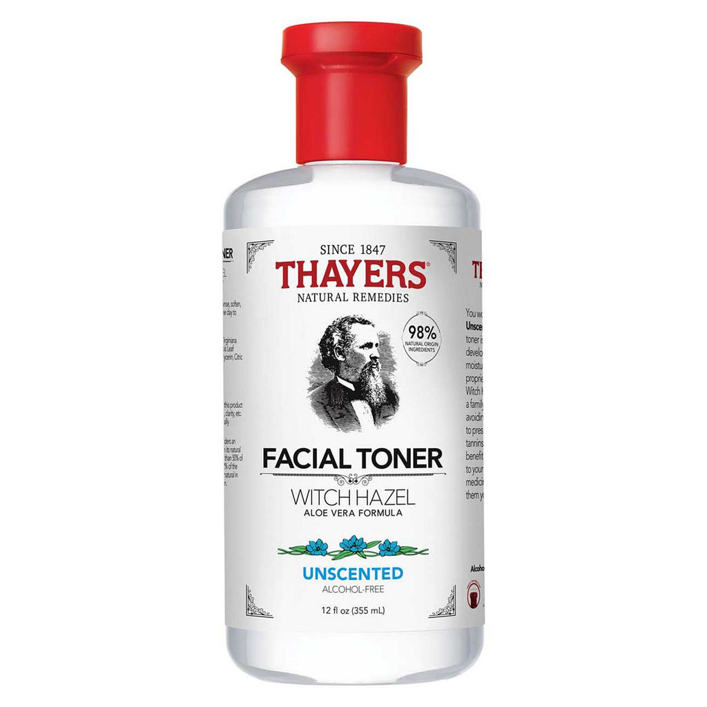 Thayers Hydrating Alcohol-free Facial Toners - Aloe Vera & Witch Hazel - Unscented - 355ml