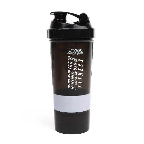 Phoenix Fitness slate compartment shaker bottle 700ml (British brand)