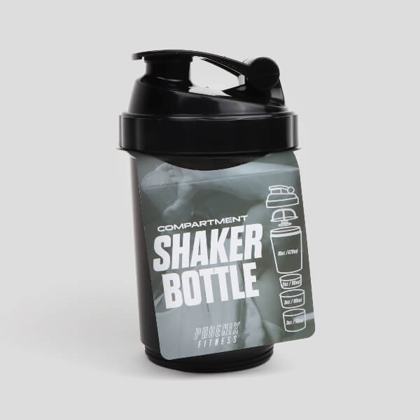 Phoenix Fitness slate compartment shaker bottle 700ml (British brand)