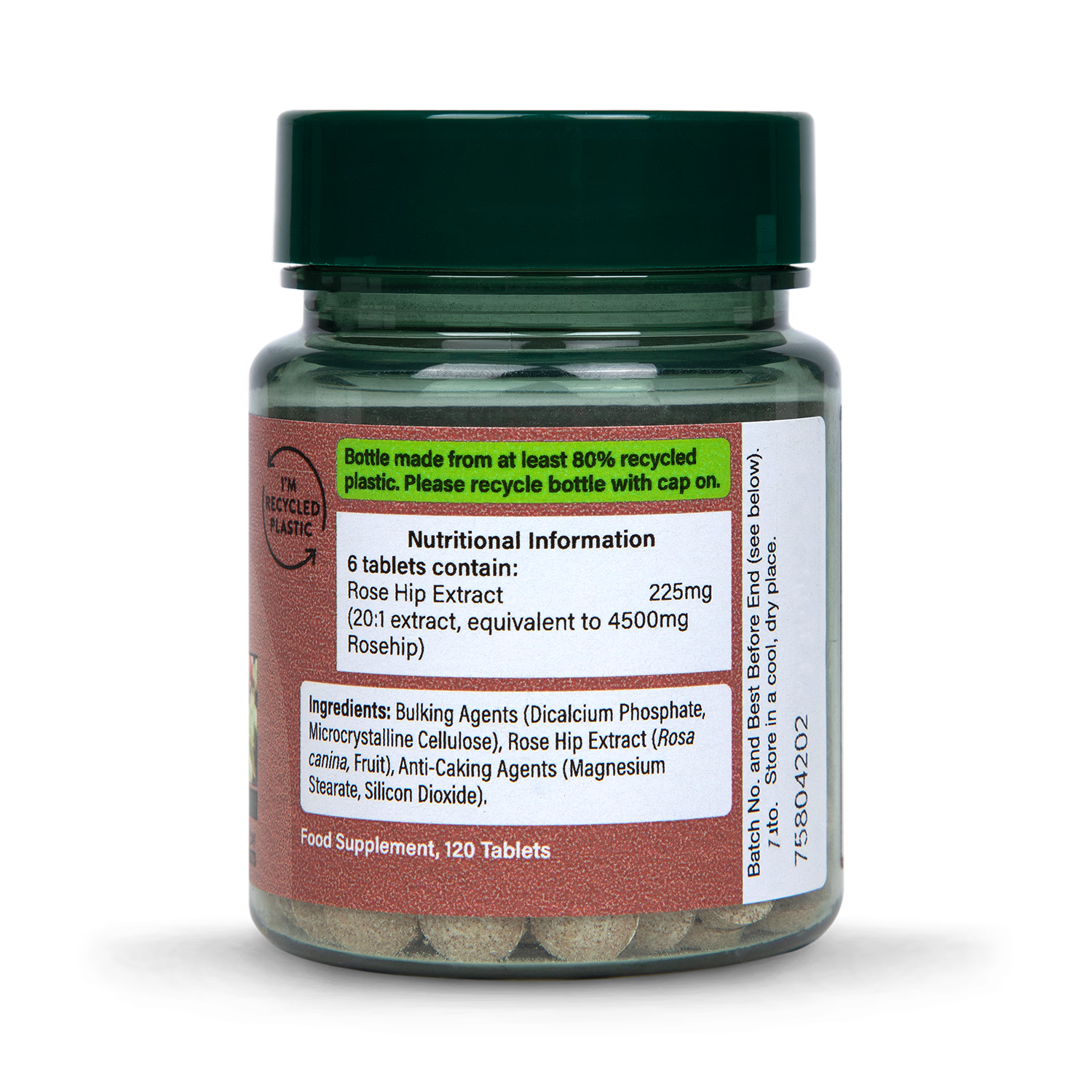 Holland & Barrett Rose Hip tablets 120 count, UK version