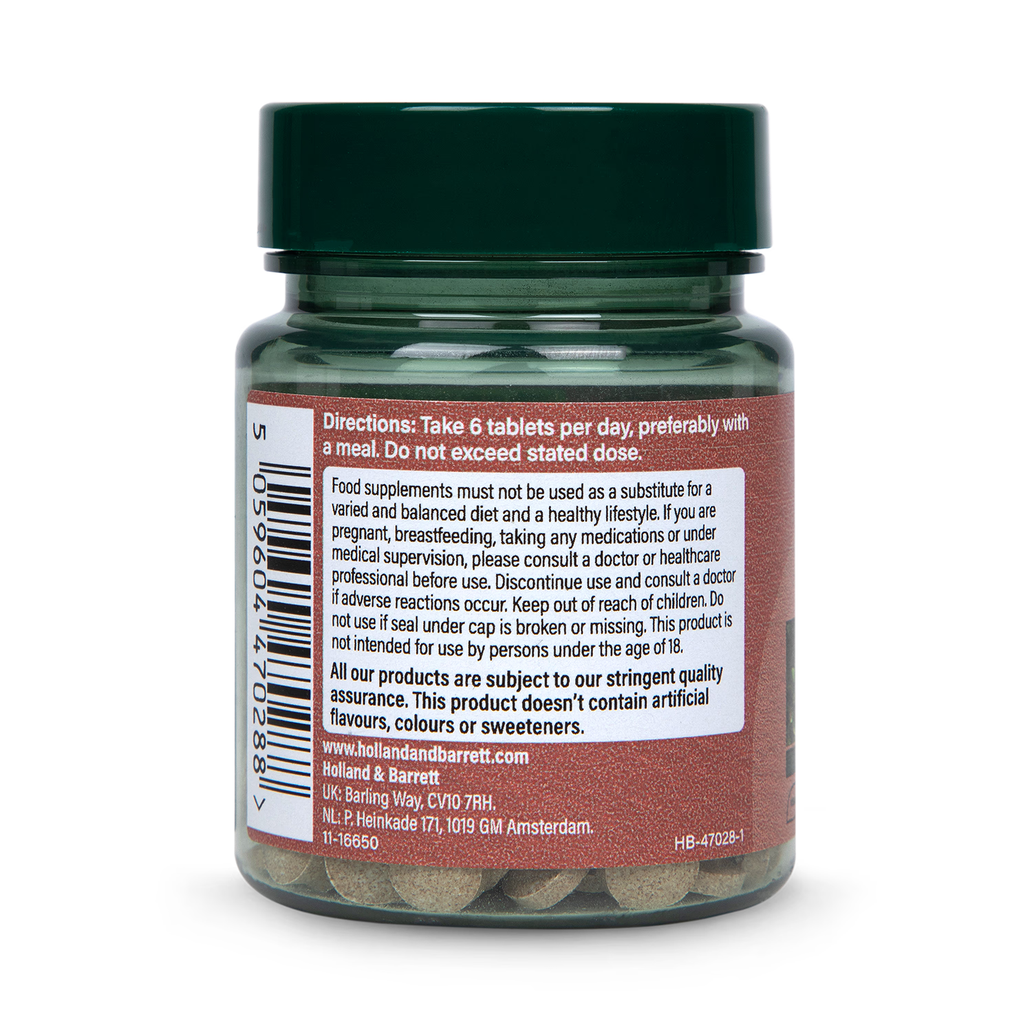 Holland & Barrett Rose Hip tablets 120 count, UK version
