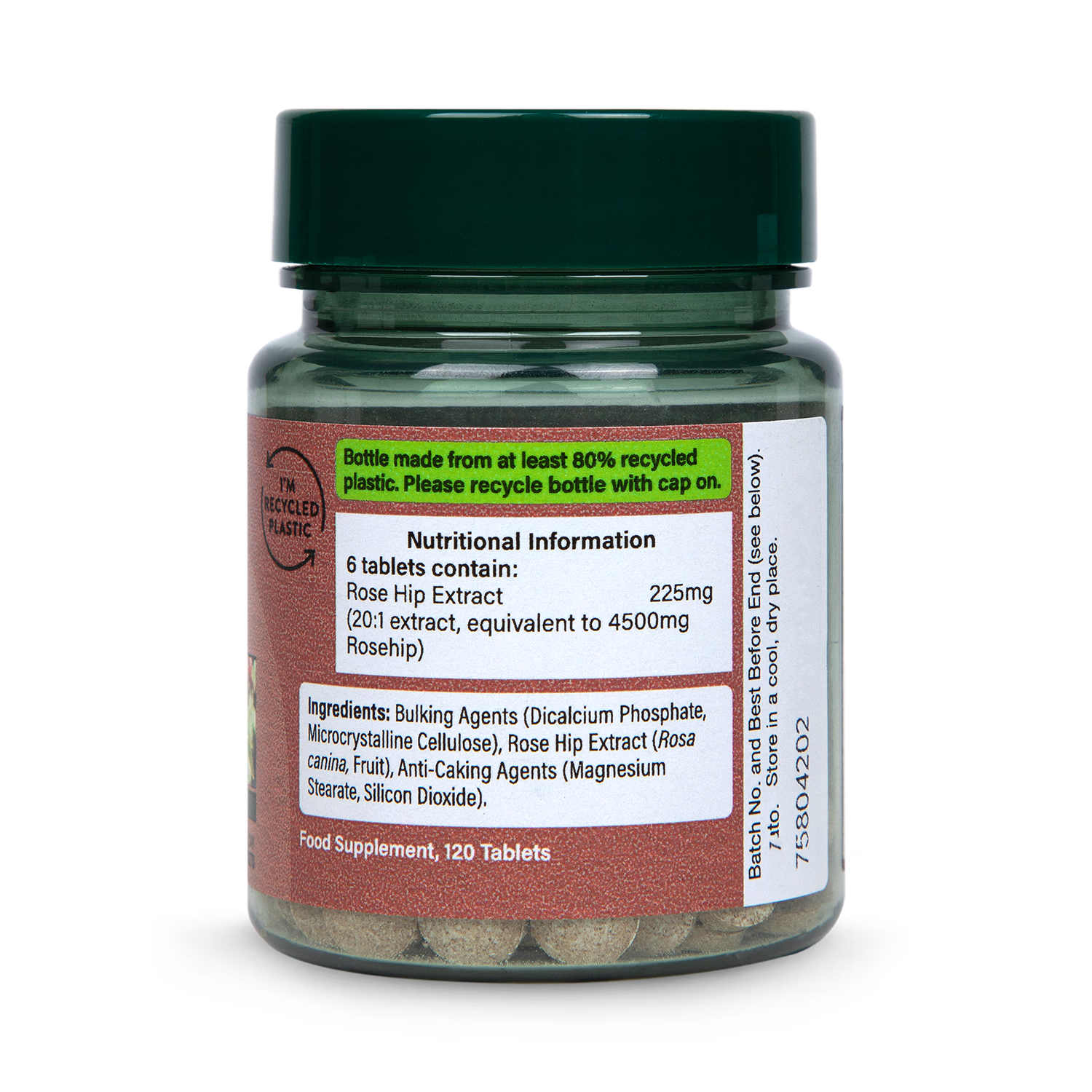 Holland & Barrett Rose Hip tablets 120 count, UK version