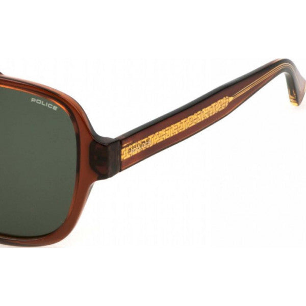 Police Brown SPLP57 sunglasses with injected frame, UK version
