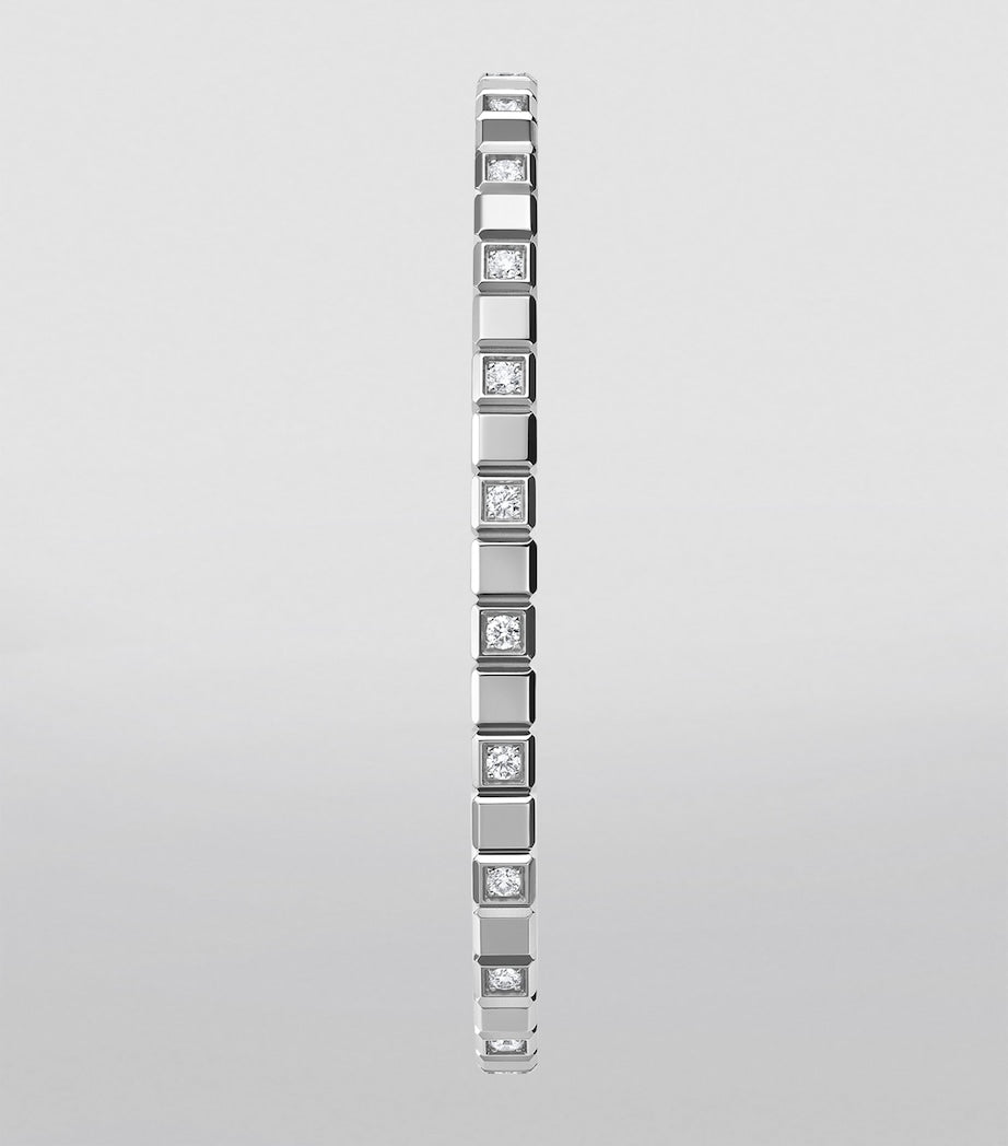 Chopard Ice Cube white gold diamond bangle - British product