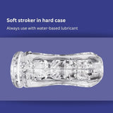 Rev-Air Pro reusable masturbation cup with clear case (British brand)