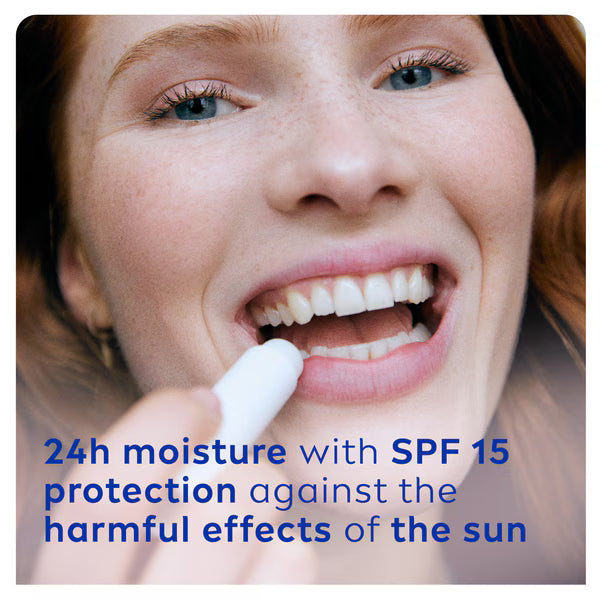 NIVEA Lip Balm 24H Moisture 4.8g, imported from the UK