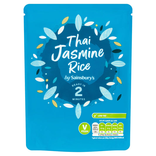 Sainsbury's Microwave Rice Thai 250g Microwave rice Sainsburys   
