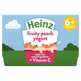 Heinz By Nature Fruity Medley Custard Baby Food Dessert Pots 6+ Months 4x100g baby meals Sainsburys   